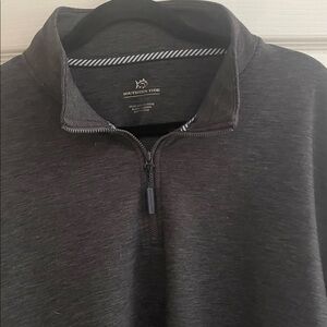 Southern Tide Charcoal Quarter-Zip Pullover